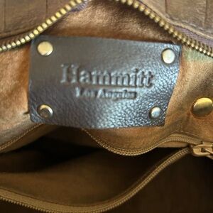 Vintage Hammitt Dark Brown Crocodile-Embossed Shoulder Bag final sale!as is🌺